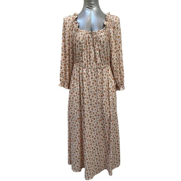 NWT Hutch x Maxey Greene Birdie Floral Square Neck Maternity Dress Size Medium - Picture 1 of 4